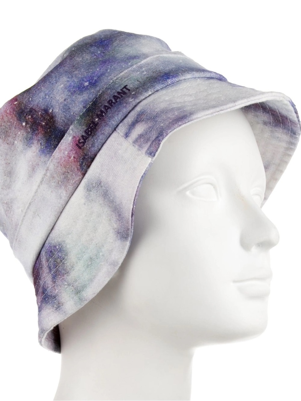 Isabel Marant Haley Slouchy Tie-Dye
Cotton Bucket Hat - Purple/Blue One Size